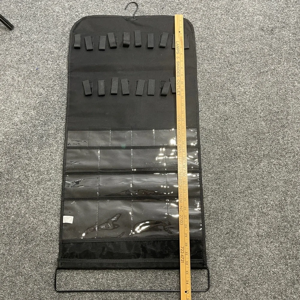 Black Hanging Jewelry Organizer for Holding Jewelry